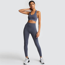 Load image into Gallery viewer, Women&#39;s seamless hyperflex workout set 2 piece
