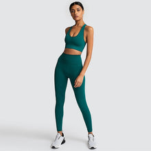 Load image into Gallery viewer, Women&#39;s seamless hyperflex workout set 2 piece
