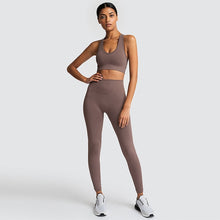 Load image into Gallery viewer, Women&#39;s seamless hyperflex workout set 2 piece
