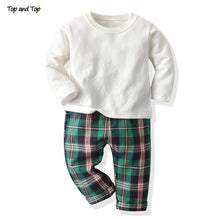 Load image into Gallery viewer, Kids Clothing Set Long Sleeve T-Shirt and Pants for Boys
