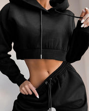 Load image into Gallery viewer, Women&#39;s Tracksuit - Hoodies Sweatshirt and Sweatpants Casual Sports 2 Piece Set
