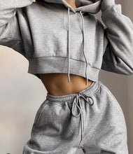 Load image into Gallery viewer, Women&#39;s Tracksuit - Hoodies Sweatshirt and Sweatpants Casual Sports 2 Piece Set
