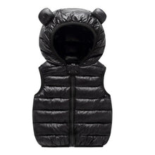 Load image into Gallery viewer, Children&#39;s Warm Down Vest Baby Hooded Jacket
