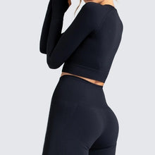 Load image into Gallery viewer, New Women&#39;s Long Sleeve Top &amp; Gym Leggings - Sports Suit For Fitness
