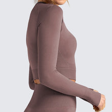 Load image into Gallery viewer, New Women&#39;s Long Sleeve Top &amp; Gym Leggings - Sports Suit For Fitness
