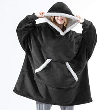 Load image into Gallery viewer, Women’s Oversized Hoodie Sweatshirt Winter Fleece - Giant Wearable Blanket With Sleeves Hoodies Sweat Women Clothes Moletom Feminino
