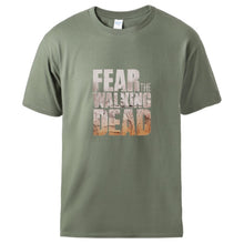 Load image into Gallery viewer, Men’s T shirt Summer Cotton Tee : The Walking Dad Print for Fathers Day
