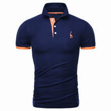 Load image into Gallery viewer, Cotton Polos Men&#39;s Embroidered Polo Giraffe Shirt Men Casual - 13 Colours
