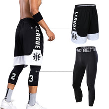 Load image into Gallery viewer, Men&#39;s Shorts Running Sports Compression Pants / Leggings .
