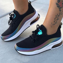 Load image into Gallery viewer, Women Colorful Cool Sneaker Ladies Lace Up Vulcanized Shoes Casual Female Flat Comfort Walking Shoes Woman 2020 Fashion
