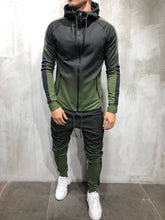 Load image into Gallery viewer, ZOGAA Men&#39;s Sportswear Two Piece Set Men&#39;s Casual Hooded Sports Wear Tracksuit Training Sweat Suit - M-3XL
