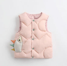 Load image into Gallery viewer, Children&#39;s Warm Down Vest Baby Hooded Jacket
