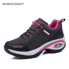 Load image into Gallery viewer, Womens Air Cushion Athletic Walking Sneakers - Breathable Gym Jogging Tennis Shoes
