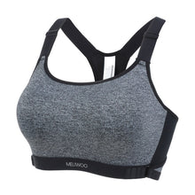 Load image into Gallery viewer, SYROKAN Sports Bra Women&#39;s Full Coverage Wire-free Padded Racerback High Impact Sportswear
