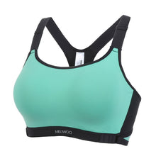 Load image into Gallery viewer, SYROKAN Sports Bra Women&#39;s Full Coverage Wire-free Padded Racerback High Impact Sportswear
