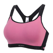 Load image into Gallery viewer, SYROKAN Sports Bra Women&#39;s Full Coverage Wire-free Padded Racerback High Impact Sportswear
