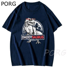 Load image into Gallery viewer, New Summer Men Loose T-shirt Daddysaurus
