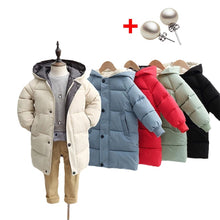 Load image into Gallery viewer, Children&#39;s Down Coat Winter Baby Boys Girls Cotton-padded Parka
