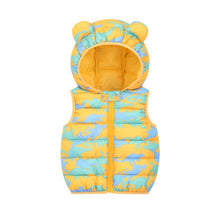 Load image into Gallery viewer, Children&#39;s Warm Down Vest Baby Hooded Jacket
