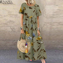 Load image into Gallery viewer, ZANZEA Fashion Summer Maxi Dress
