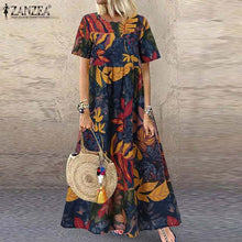 Load image into Gallery viewer, ZANZEA Fashion Summer Maxi Dress
