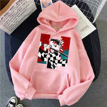 Load image into Gallery viewer, Demon Slayer Anime Tanjiro and Nezuko Hoodie Sweatshirt - Women
