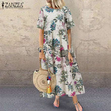 Load image into Gallery viewer, ZANZEA Fashion Summer Maxi Dress
