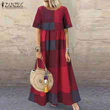 Load image into Gallery viewer, ZANZEA Fashion Summer Maxi Dress
