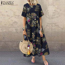 Load image into Gallery viewer, ZANZEA Fashion Summer Maxi Dress
