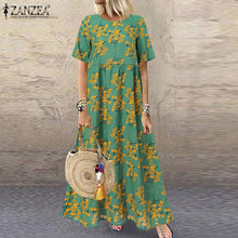 Load image into Gallery viewer, ZANZEA Fashion Summer Maxi Dress
