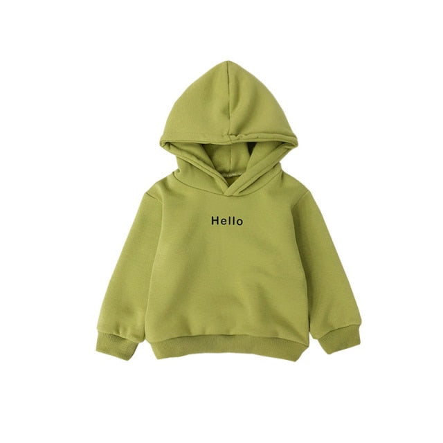 Kids Hooded Sweater 2021 Toddler Baby Boys / Girls Autumn Winter Hoodies