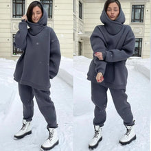 Load image into Gallery viewer, Thick Fleece Winter Tracksuit for Women
