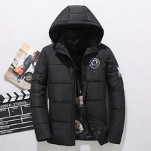 Load image into Gallery viewer, Winter Puffer Jacket - Men&#39;s Parka White Duck Down . Thick Warm Hooded Coat
