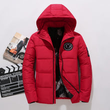 Load image into Gallery viewer, Winter Puffer Jacket - Men&#39;s Parka White Duck Down . Thick Warm Hooded Coat
