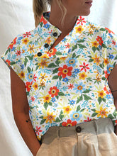 Load image into Gallery viewer, Celmia Women&#39;s  Short Sleeve - 2022 Summer Cotton Linen Shirt
